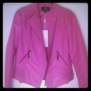 Zip-up Bomber Moto Biker Jacket